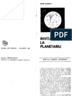Invitatie la planetariu (M.Alexescu 1989)