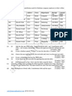 Database 3 Practical Questions