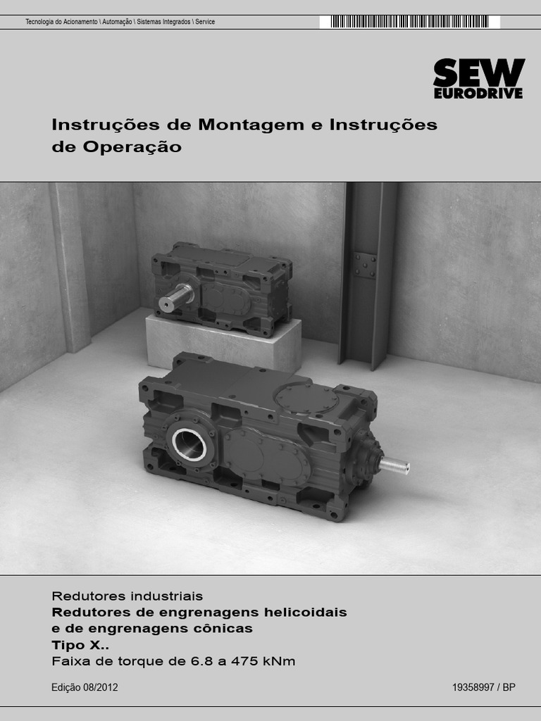 1 Manual SEW Redutores PG 227 | PDF | Engenharia | Ciências Físicas