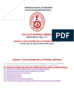Cálculo Integral (Bma02) : Universidad Nacional de Ingeniería Facultad de Ingeniería Mecánica