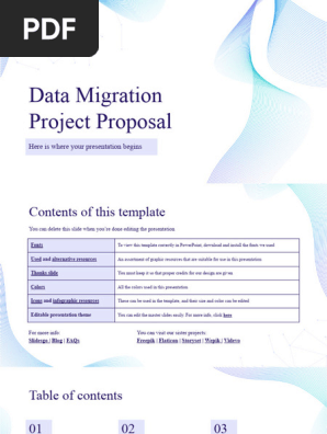 Data Migration Project Proposal by Slidesgo