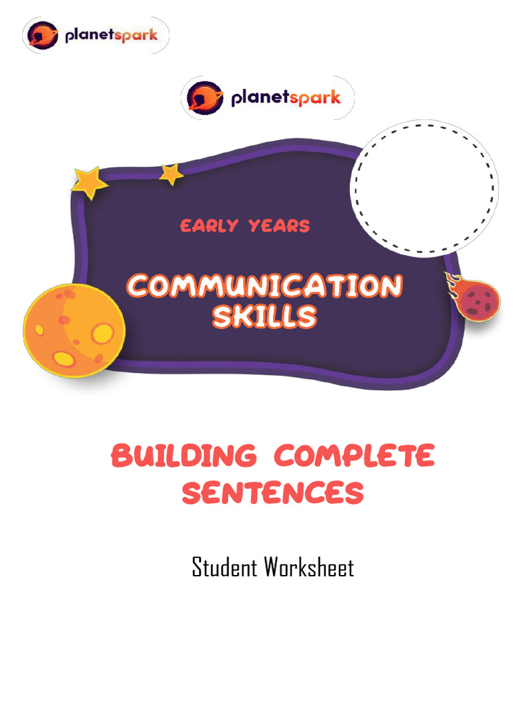 Framing Meaningful Sentences (Using 4 WS) PDF