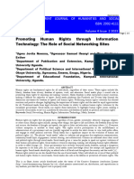Promoting Human Rights Through Information Technology The Role of Social Networking Sites
