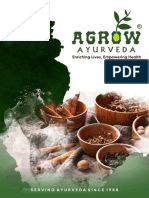 Agrow Ayurveda Brochure