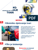 Biološko Djelovanje Tvari