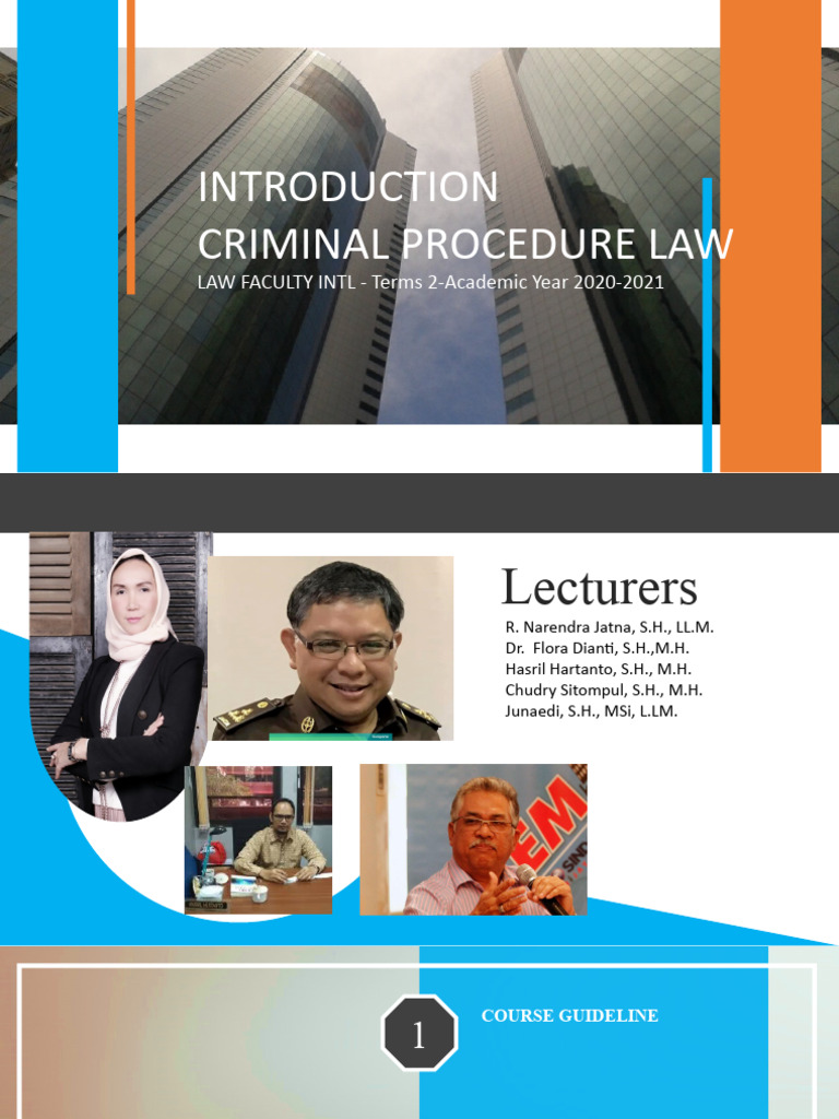 Criminal Procedure Law Course Guide | PDF | Criminal Procedure In South ...