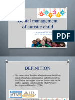Dental Management of Autistic Child