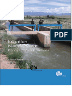 Irrigation Management Principles and Practices Bölüm 9 Dokümanının Çevrilmiş Kopyası