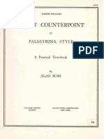 Strict Counterpoint in Palestrina Style - Alan Bush