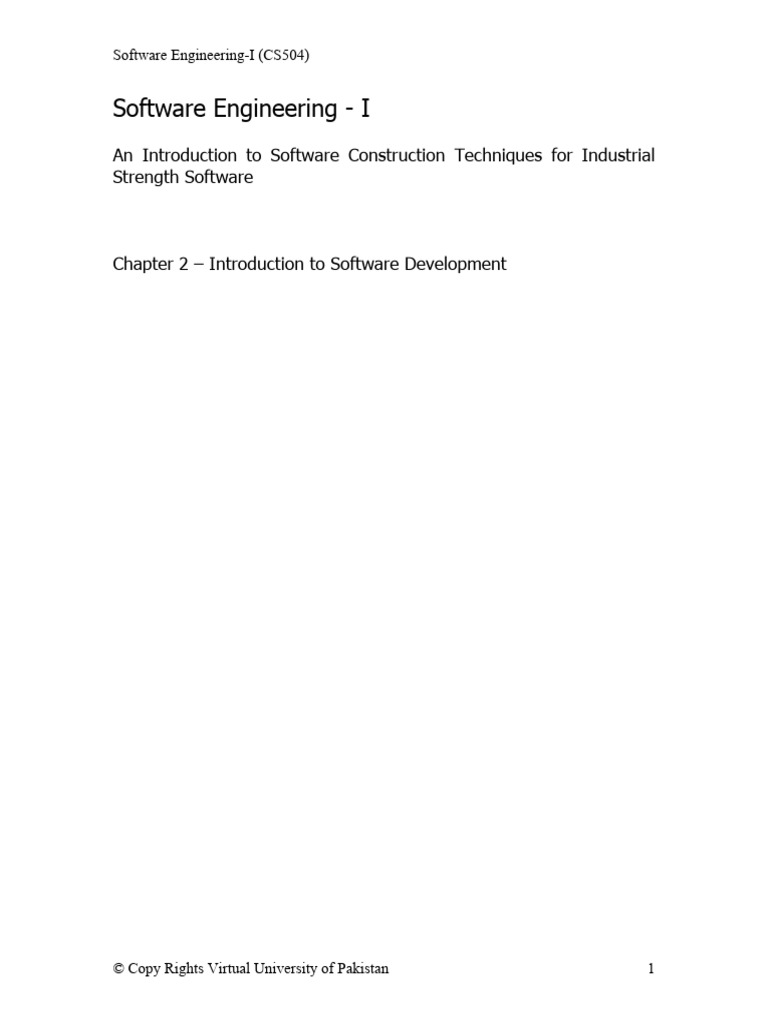 Chapter 2 - Development | PDF | Software | Software Engineering