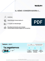 Free PRUEBA FINAL UEMC CONSERVADORA II JUNIO 2021