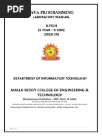 IT - JP Lab Manual 2018-19