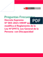 Preguntas Frecuentes DS #005-2021-MIMP (Versión Accesible)