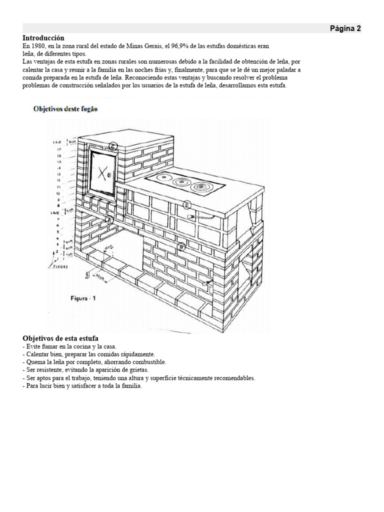 Construccion Cocina de Leña, PDF, Chimenea