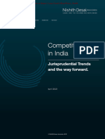 Competition Law in India by Nishith Desai