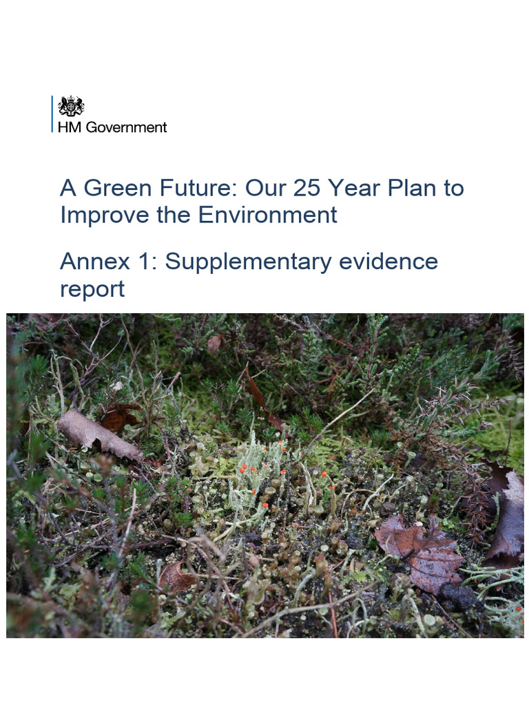 25 Year Environment Plan Annex1 | PDF | Sustainability | Biodiversity
