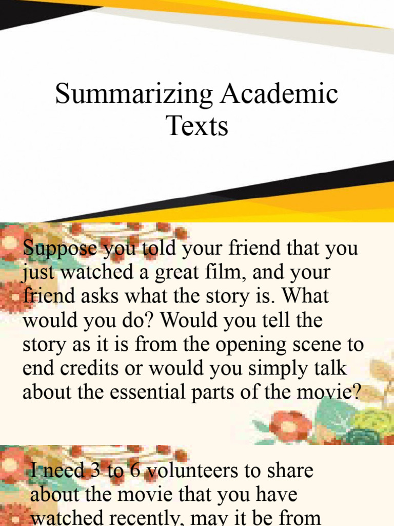 Effective Techniques for Summarizing | PDF | Cognitive Science | Cognition