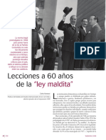 A Sesenta Años de La Ley Maldita