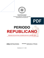 Periodo Republicano - Informe 1 Sarahi Farias, Simón Ramirez