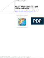 Applied Behavior Analysis Cooper 2nd Edition Test Bank