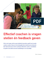 Effectief Coachen Is Vragen Stellen Én Feedback Geven LBBO September 2018