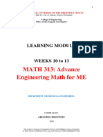 MATH 313-Advance-Math-for-Engineering (WK-10-to-13) - CRISOSTOMO