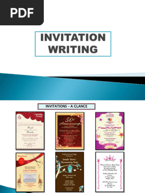 INVITATION_WRITING NOTES