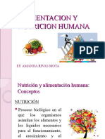 Clase 1 ALIMENTACION Y NUTRICION HUMANA