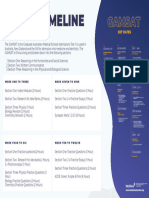 Study Timeline GAMSAT