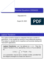 Laplace Transforms