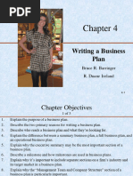 CH 5 Writing A Business Plan - Updated