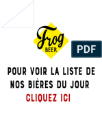 Frog Rosbif Paris-Web Menu