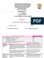 6° Plan de Trabajo. Tercer Fase