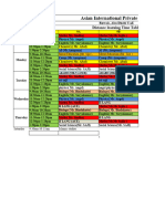 Ramadan Timing9 DISTANCE LEARNING TIMETABLE, 2020