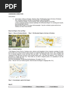 Homework Correction-Gr_A-Byzantine Empire-greek roman christian influence-chart and paragraph