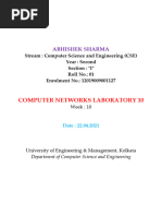 Computer Networks Lab 10 22-04-2021