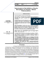 N-1380 Determinação de Gás Sulfídrico e Enxofre Mercaptídico em Petróleo - Método Potenciométrico