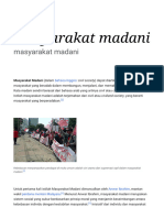 Masyarakat madani - Wikipedia bahasa Indonesia, ensiklopedia bebas