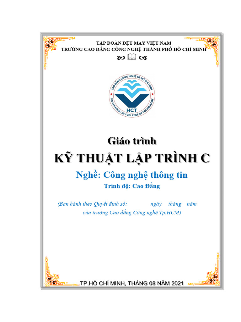 TLGD Tai Lieu Ky Thuat Lap Trinh C 2021 4093 | PDF