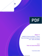 Aula 11: BNDES (Profissional Básico - Direito) Passo Estratégico de Direito Processual Civil - 2023 (Pré-Edital)