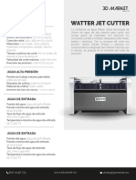 Ficha Tecnica WaterJet Cutter Wazer