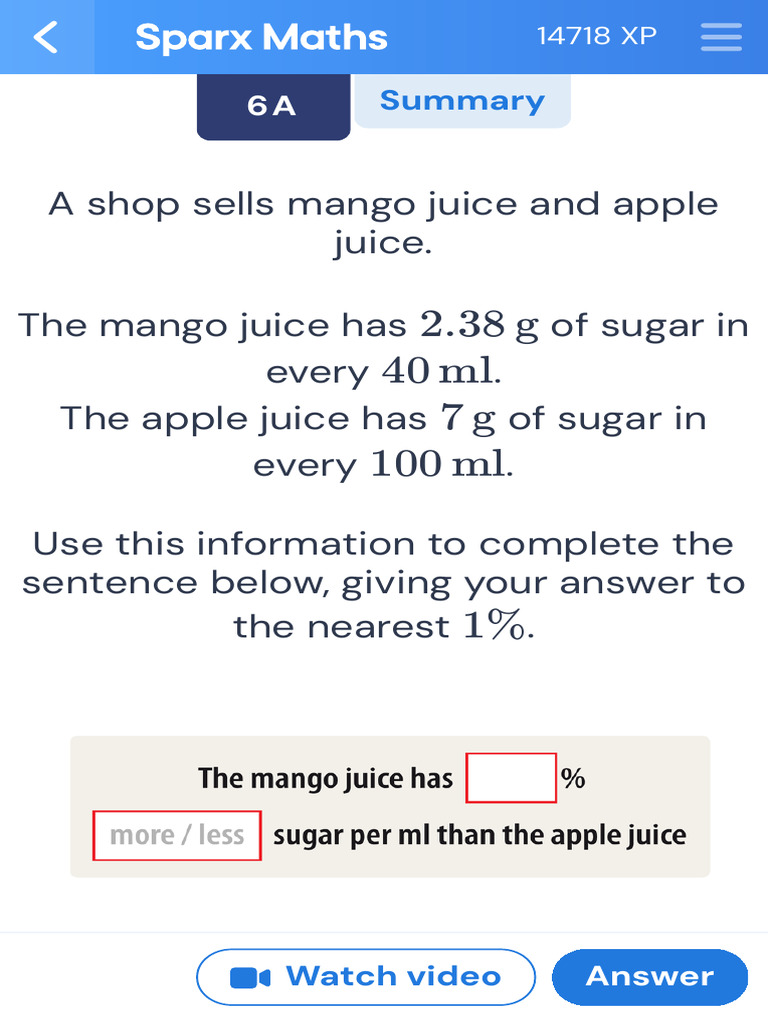 Sparx Drinks Sugar Content Guide | PDF