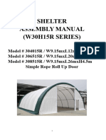 Shelter Assembly Manual (W30H15R SERIES)