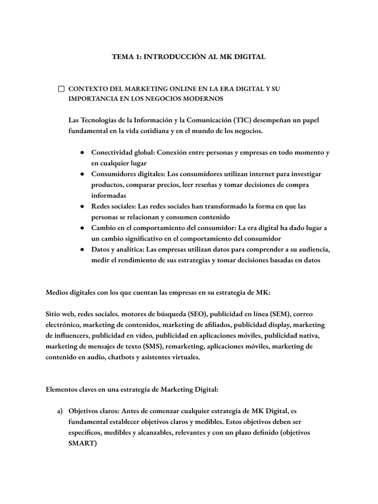 Introducción al Marketing Digital | PDF | Publicidad digital | Internet