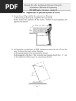 Tutorial 03 - Rigid Bodies Equivalent Systems of Forces