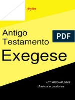 Exegese Do Antigo Testamento, Um Manual Para Alunos e Pastores p
