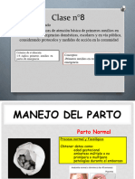 Clase N° 8, Parto