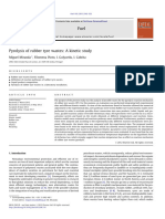 Fuel 2013 - Pyrolysis of Rubber Tyre Wastes. A Kinetic Study