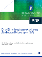 Presentation ICH and EU Regulatory Framework