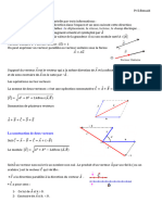 Calcul VECTORIEL